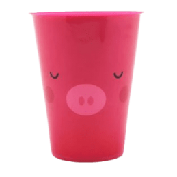 VASO ANIMALES 450 ML FUCSIA