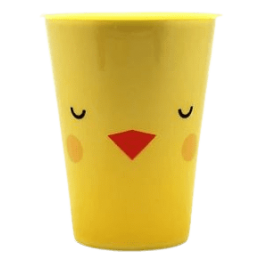 VASO ANIMALES 450 ML AMARILLO