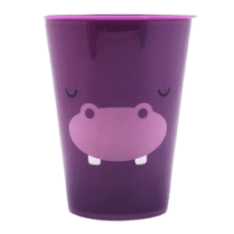 VASO ANIMALES 450 ML MORADO