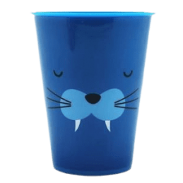 VASO ANIMALES 450 ML AZUL