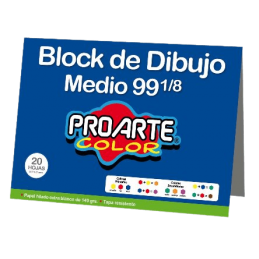 BLOCK DE DIBUJO MEDIO N°99...