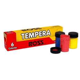 TEMPERA 6 COLORES 15ML ROSS